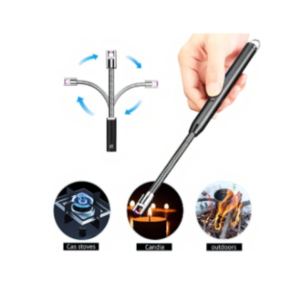 Encendedor Recargable USB Eléctrico para Cocina y Velas