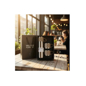 ☕ Termo Vaso Térmico + 3 Pocillos Acero Inoxidable 500ML