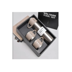 ☕ Termo Vaso Térmico + 3 Pocillos Acero Inoxidable 500ML