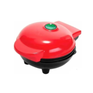 Mini Wafflera Eléctrica 350W Antiadherente Clásica