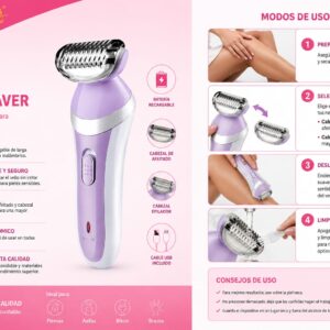 Máquina de Afeitar para Dama Super Look Professional SLP-020