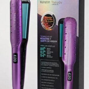 Plancha Reimiogton Keratin Therapy + Aceite de Argán – Edición Morada