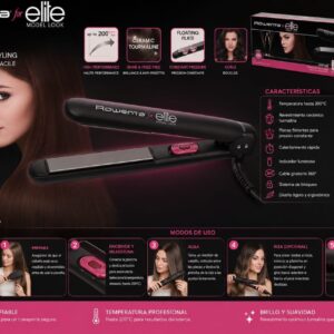 Plancha de Cabello Rowenta for Elite Model Look Easyliss