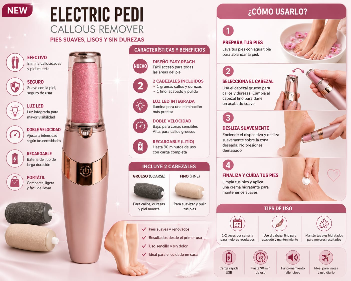 Removedor Eléctrico de Callos - Electric Pedi - Image 2